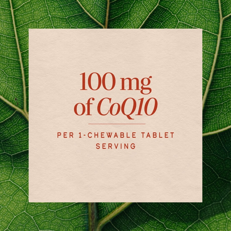 Nature's Way, Smart Q10™, коэнзим Q10, тропические фрукты, 100 мг, 30 жевательных таблеток