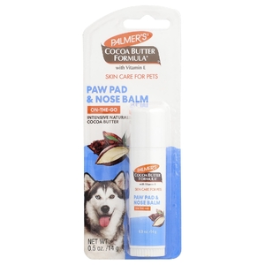 Palmer's for Pets, Cocoa Butter Formula® с витамином E, подушечками для лап и бальзамом для носа, для домашних животных, 14 г (0,5 унции)