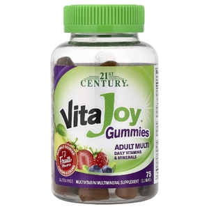21st Century, VitaJoy®, мультивитамины для взрослых, со вкусом фруктов, 75 жевательных конфет