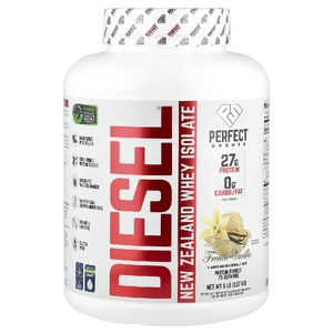 PERFECT Sports, Diesel®, изолят сыворотки из Новой Зеландии, французская ваниль, 2,27 кг (5 фунтов)