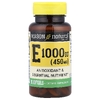 Mason Natural, Витамин E, 450 мг (1000 МЕ), 50 мягких таблеток