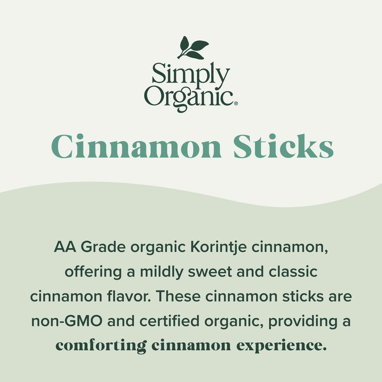Simply Organic, палочки корицы, 32 г (1,13 унции)