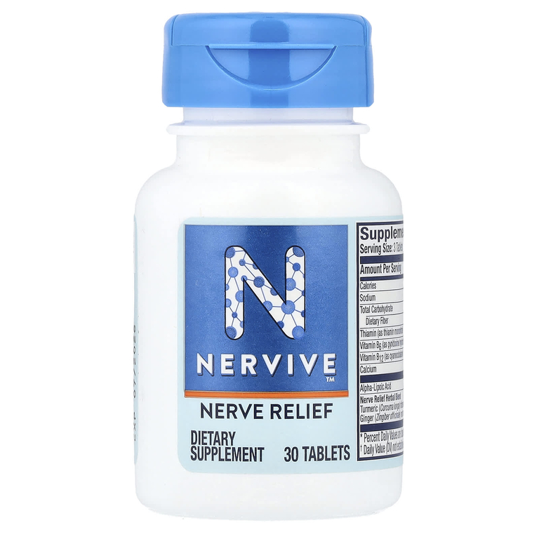 Nervive, Nerve Relief, 30 таблеток
