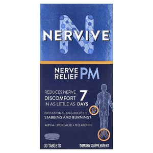 Nervive, Nerve Relief, PM, 30 таблеток (Товар снят с продажи) 