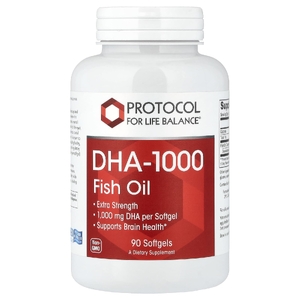 Protocol for Life Balance, ДГК-1000, рыбий жир, 1000 мг, 90 капсул