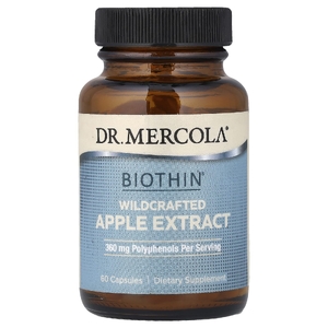 Dr. Mercola, Biothin®, экстракт дикорастущего яблока, 60 капсул