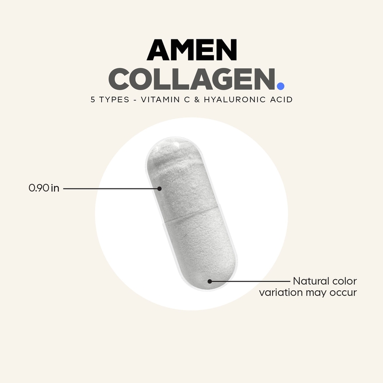 Codeage, Amen, коллаген, 90 растительных капсул