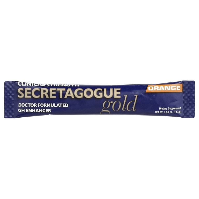 MHP, Secretagogue-Gold, апельсин, 30 пакетиков в стиках по 14,9 г (0,53 унции)