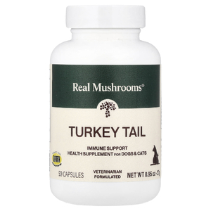 Real Mushrooms, трутовик разноцветный, для собак и кошек, 90 капсул, 27 г (0,95 унции)