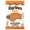 Rip Van Wafels, строопвафель с карамельной начинкой, голландская карамель и ваниль, 4 упаковки по 33 г (1,16 унции)