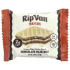 Rip Van Wafels, вафли с кремовой начинкой, шоколад и фундук, 6 пакетиков по 22 г (0,78 унции)