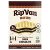 Rip Van Wafels, вафли с кремовой начинкой, темный шоколад, 6 упаковок по 22 г (0,78 унции)