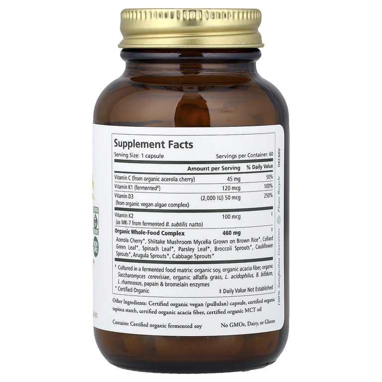 Pure Synergy, D3 + K2 Complex ™, 60 капсул