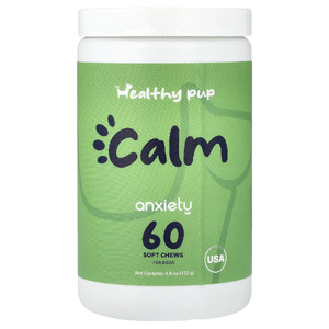 Healthy Pup, Calm, Anxiety, для собак, 60 жевательных таблеток, 132 г (4,6 унции)