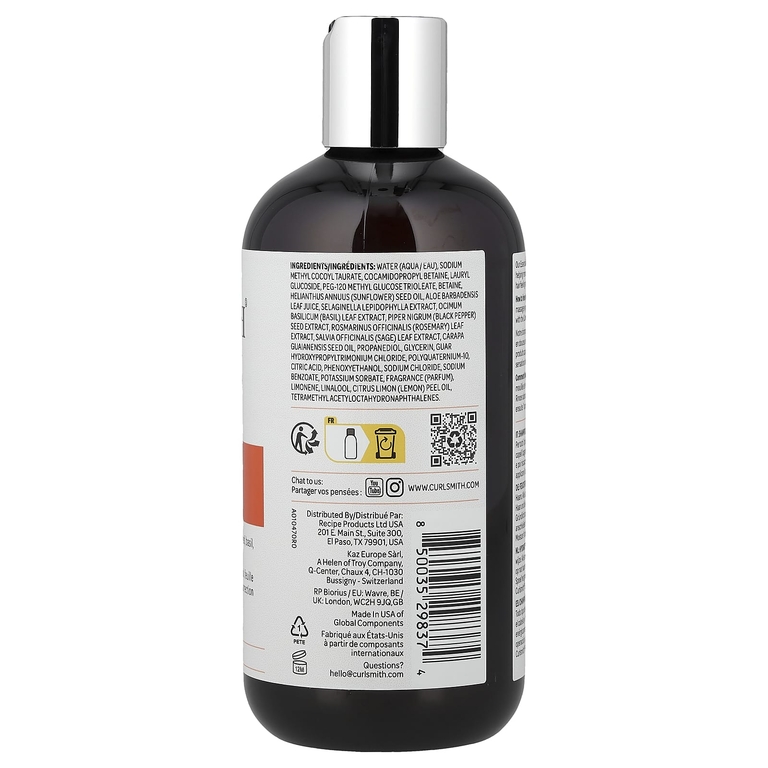 Curlsmith, Essential Moisture Cleanser, для всех типов волос, 355 мл (12 жидк. унций)