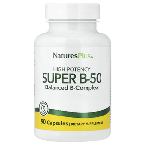 NaturesPlus, Super B-50, высокая эффективность, 90 капсул