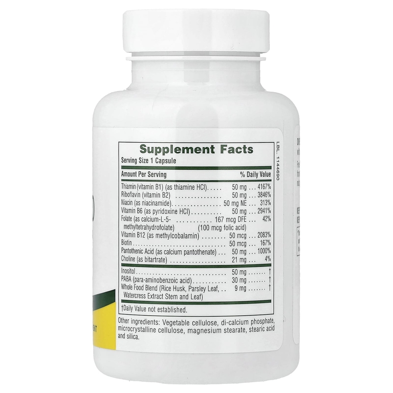 NaturesPlus, Super B-50, высокая эффективность, 90 капсул