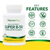 NaturesPlus, Super B-50, высокая эффективность, 90 капсул