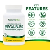 NaturesPlus, Mega B150, витамин B с длительным высвобождением, 60 таблеток