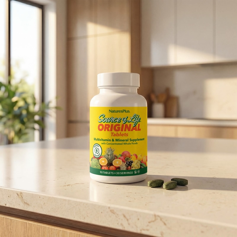 NaturesPlus, Source of Life Original, мультивитаминная и минеральная добавка, 90 таблеток