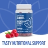 NaturesPlus, жевательные таблетки с цитратом магния, со вкусом малины, 75 жевательных таблеток (35 мг в 1 жевательной таблетке)
