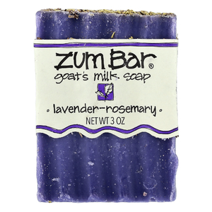 ZUM, Zum Bar®, кусковое мыло из козьего молока, лаванда и розмарин, 90 г (3 унции)