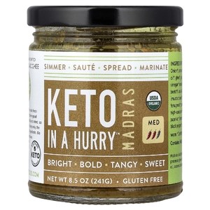 Pure Indian Foods, Madras Keto in a Hurry™, средний вкус, 241 г (8,5 унции)