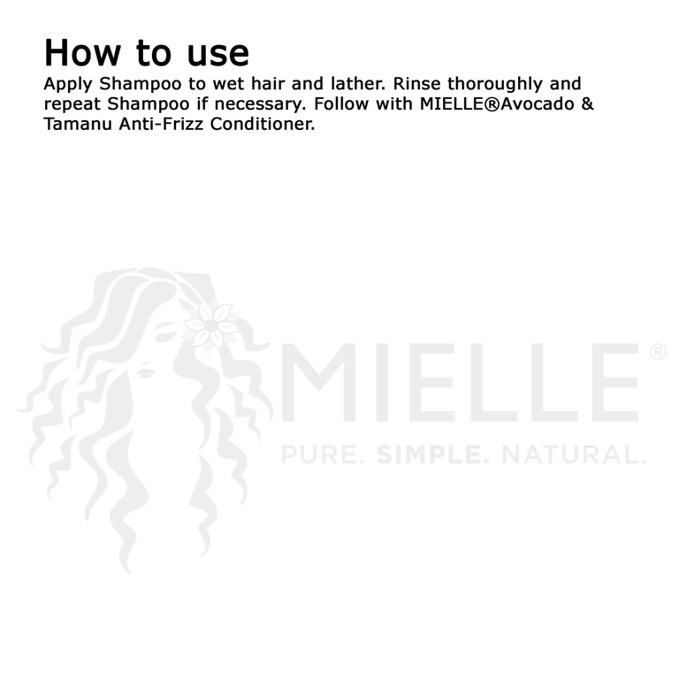 Mielle, Шампунь против пушения, с авокадо и таману, 355 мл (12 жидк. унц.)
