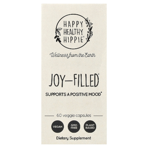 Happy Healthy Hippie, Joy-Filled®, для поддержки хорошего настроения, 60 растительных капсул