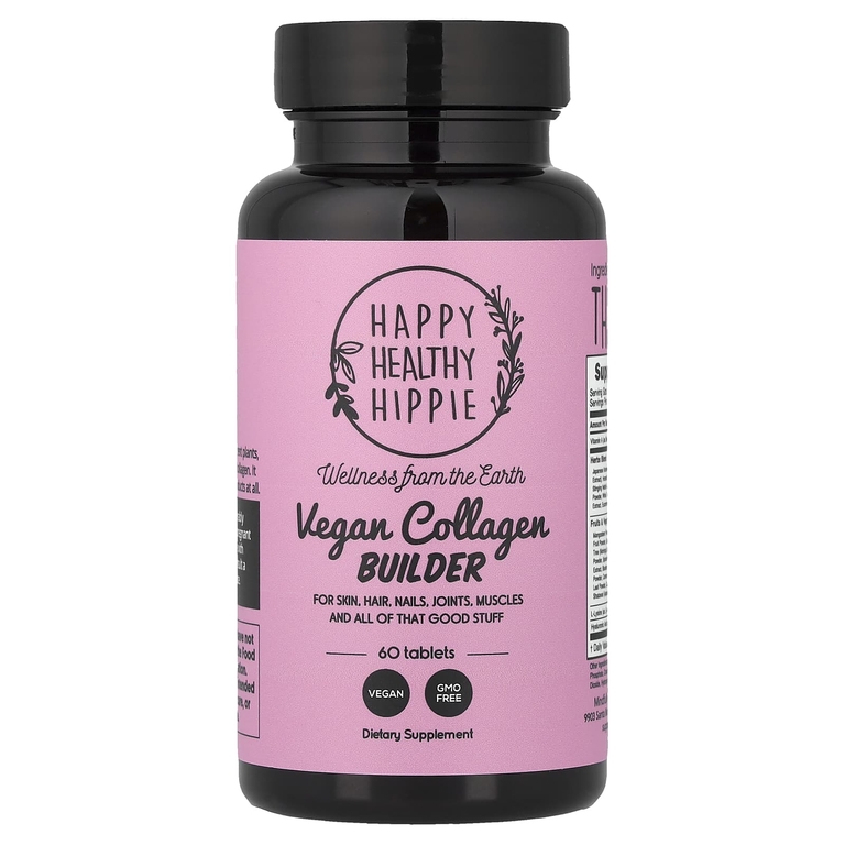 Happy Healthy Hippie, Vegan Collagen Builder, 60 таблеток (Товар снят с продажи) 