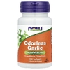 NOW Foods, Чеснок без запаха, концентрированный экстракт, 100 капсул (25 мг в каждой капсуле)