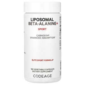 Codeage, Liposomal Beta-Alanine +, Centurion, CarnoSyn, улучшенное усвоение, 180 капсул (533 мг на капсулу)