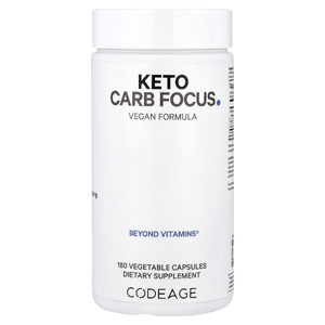 Codeage, Keto Carb Focus, 180 растительных капсул