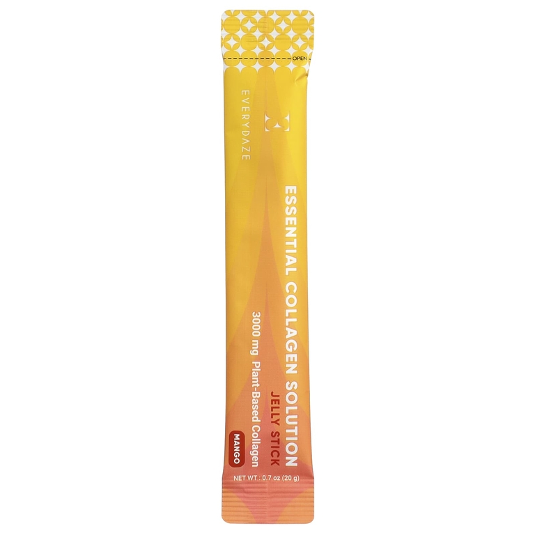 Everydaze, Essential Collagen Solution, желейные стики с коллагеном, манго, 10 стиков по 20 г (0,7 унции)