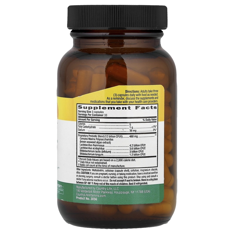 Country Life, Power-Dophilus®, 100 веганских капсул