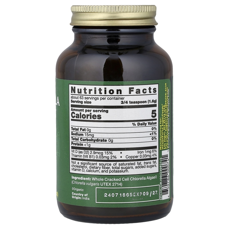 HealthForce Superfoods, Chlorella Manna™, 100 г (3,53 унции) (Товар снят с продажи) 