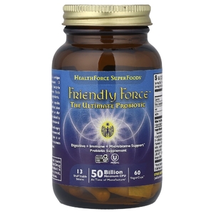 HealthForce Superfoods, Friendly Force™, Ultimate Probiotic, 60 VeganCaps™