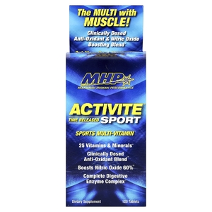 MHP, Activite Sport, мультивитамины, замедленное высвобождение, 120 таблеток