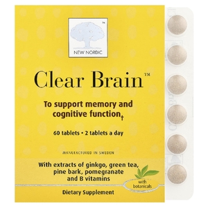 New Nordic, Clear Brain™, 60 таблеток