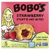 Bobo's Oat Bars, Овсяные кусочки с начинкой, клубника, 5 кусочков, по 37 г (1,3 унции)