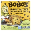 Bobo's Oat Bars, Oat Bites, арахисовая паста и шоколадная крошка, 5 шт. по 37 г (1,3 унции)