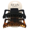 Kitsch, Клипсы Jumbo Classic Claw, Black &amp; Tort, 2 шт.