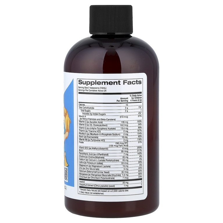 California Gold Nutrition, жидкие мультивитамины и минералы с кальцием ...