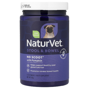 NaturVet, No Scoot®, с тыквой, для стула и кишечника, для собак, 155 г (5,4 унции)