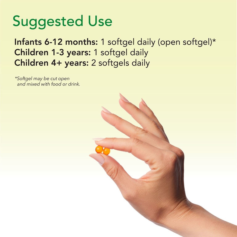 ChildLife Essentials, ДГК из водорослей с витамином А и лютеином, натуральные ягоды, 60 мягких таблеток