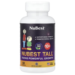 NuBest, Tall®, эффективная добавка для роста подростков, от 10 лет, 60 капсул