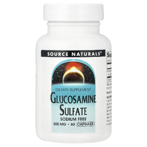 Source Naturals, Сульфат глюкозамина, 500 мг, 60 капсул