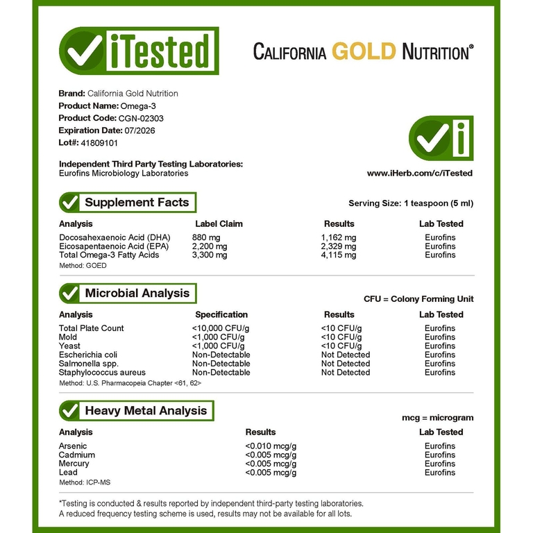 California Gold Nutrition, Oslomega®, норвежский рыбий жир с омега-3 повышенной силы действия, натуральный лимонный вкус, 200 мл (6,7 жидк. унции)