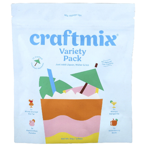 Craftmix, Пакетики для коктейлей, разнообразные, 12 пакетиков, 84 г (2,96 унции)