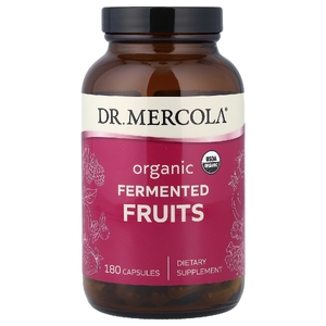 Dr. Mercola, органические ферментированные фрукты, 180 капсул